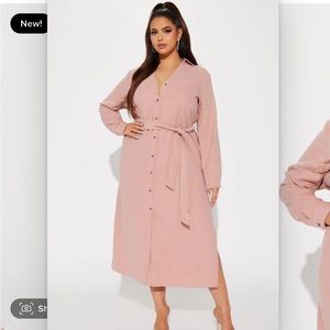 Gracie Button Down Maxi Dress